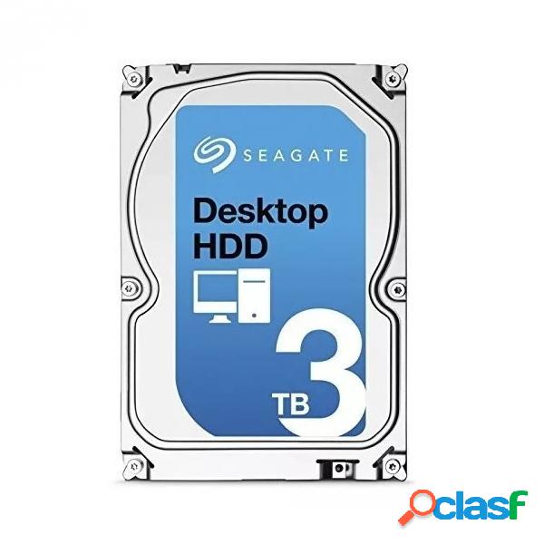 Disco Duro Interno Seagate Desktop HDD 3.5'', 3TB, SATA III,