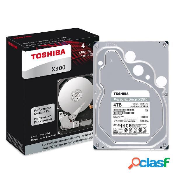 Disco Duro Interno Toshiba X300 3.5'', 4TB, SATA III, 6