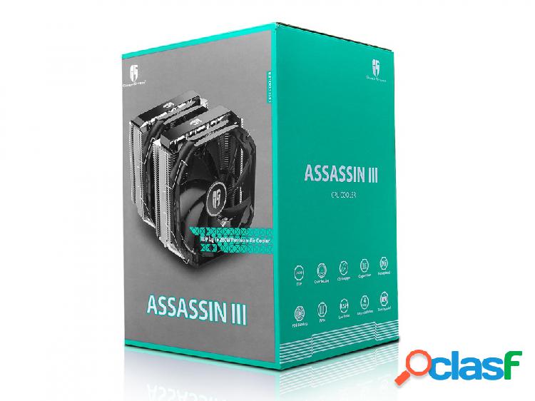 Disipador CPU Gamer Storm Assassin Ⅲ, 140mm, 400-1400RPM,