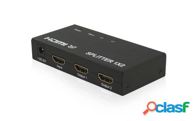 Enson Distribuidor HDMI ENS-HDMI12, 3 Puertos, Negro