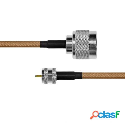 Epcom Cable Coaxial N Macho - Mini UHF Macho, 60cm