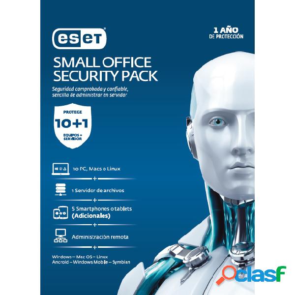 Eset Small Office Security Pack, 10 Usuarios, 1 Año,