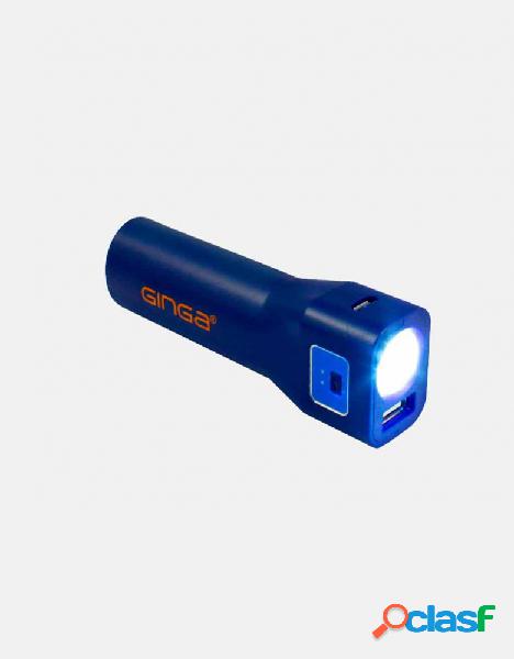 Ginga Cargador Portátil GI16PBK01, 2200mAh, USB, Azul