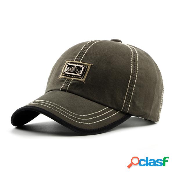 Gorra de béisbol de algodón simple para hombres Escalada