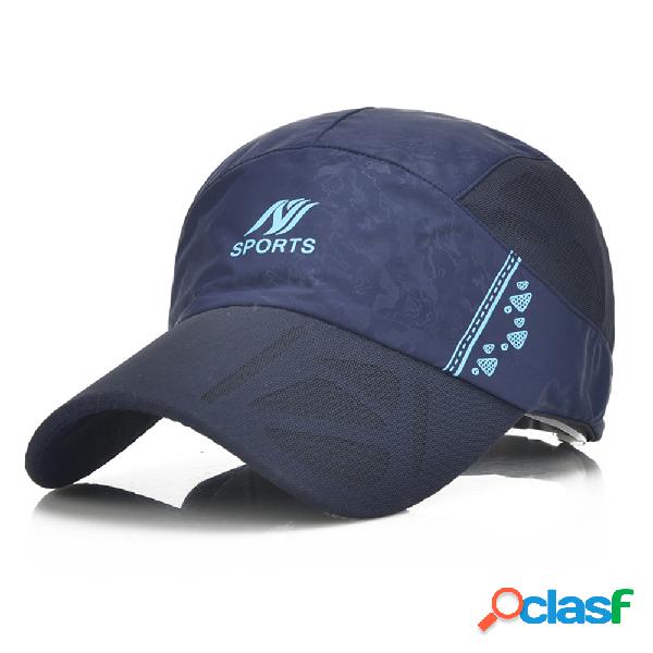 Gorra de béisbol respirable del deporte del algodón del