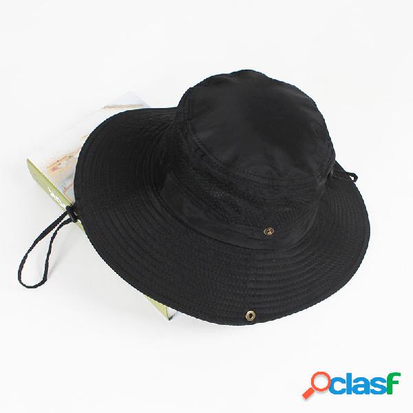 Gorra de secado rápido plegable unisex al aire libre Tapa