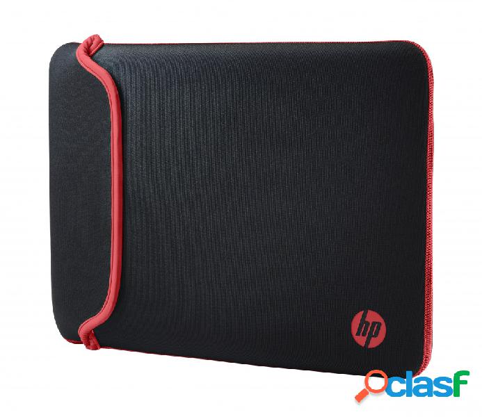 HP Funda de Neopreno para Laptop 14", Negro/Rojo