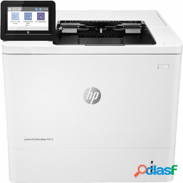 HP LaserJet Enterprise M610dn, Blanco y Negro, Láser, Print