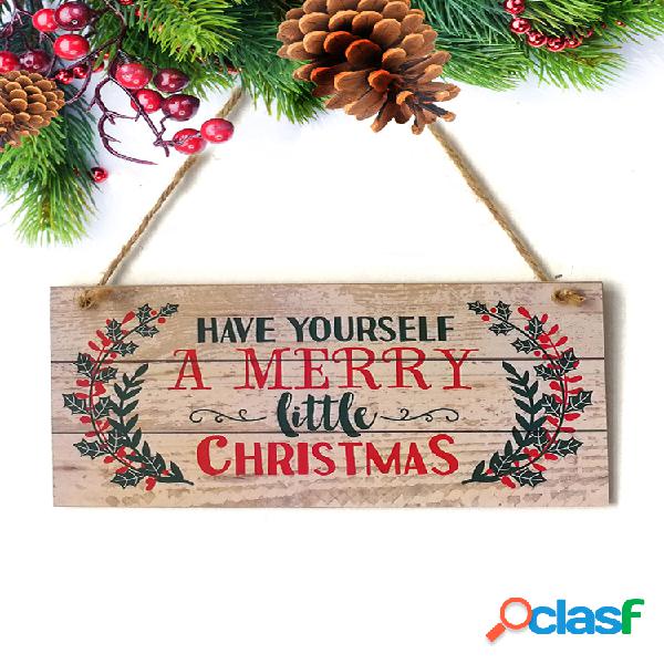 Have Yourself A Merry Little Christmas Tablón de madera