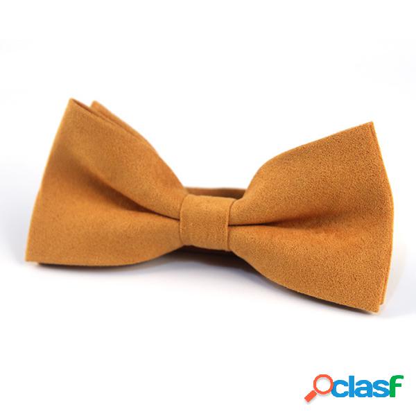 Hombres Casual Color Doble Capa Bowknot Traje formal