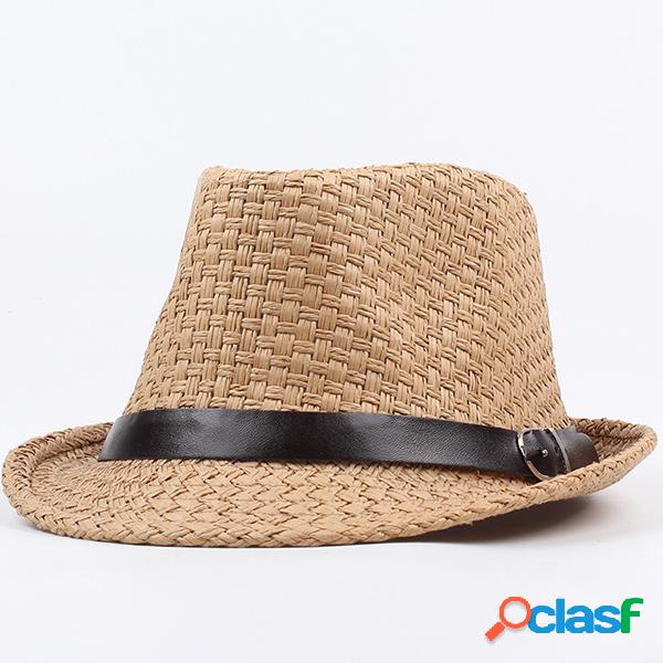 Hombres Mujer vendimia Paja Cowboy Sombrero Vacaciones Playa