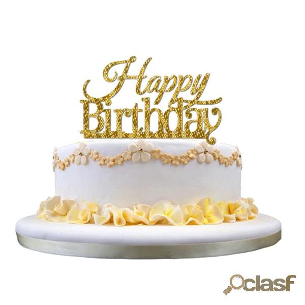 Honana CF-CT03 Feliz Cumpleaños pastel de pastel de