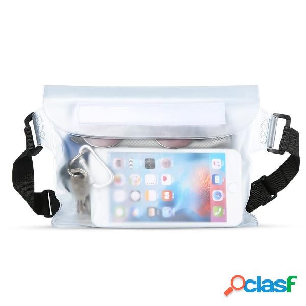 Impermeable Cinturón Bolsa Hombro Bolsa Teléfono móvil