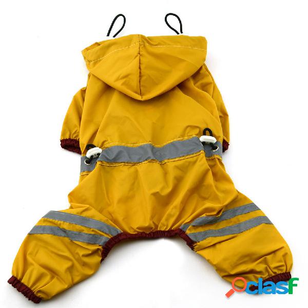 Impermeable para perros Ajustable Rainwear Glisten Estilo