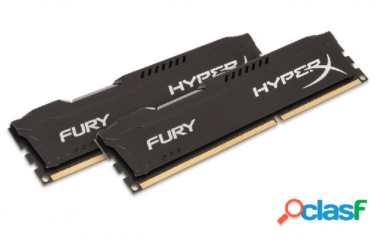 Kit Memoria RAM HyperX FURY Black DDR3, 1333MHz, 16GB (2 x