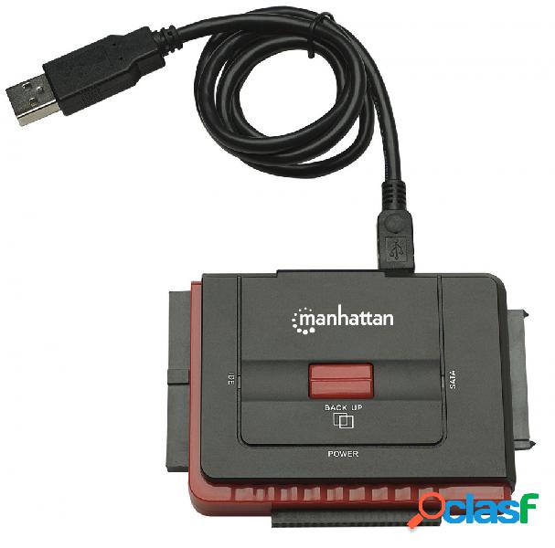 Manhattan Adaptador USB 2.0 - SATA/IDE