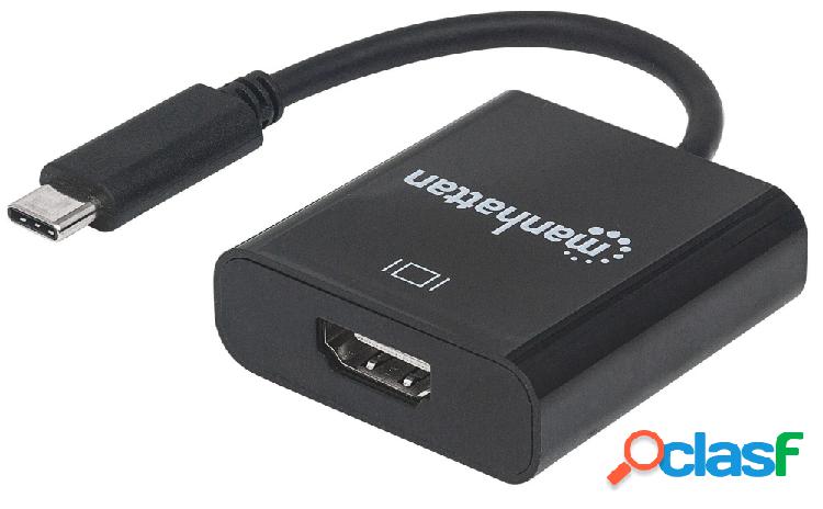 Manhattan Adaptador USB-C 3.1 Macho - HDMI Hembra, Negro