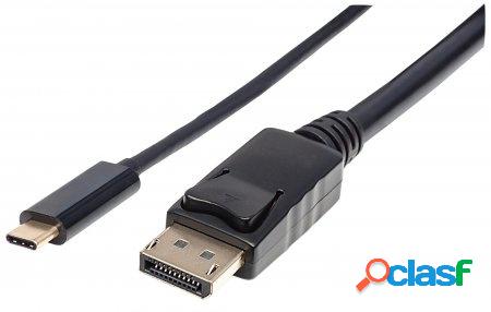 Manhattan Cable USB C Macho - DisplayPort Macho, 2 Metros,