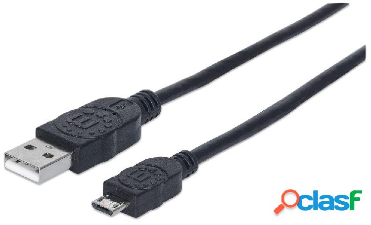 Manhattan Cable USB de Alta Velocidad, USB 2.0 A Macho -