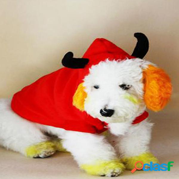 Mascota Perro Gato Excepcional ropa de diablo Cachorro Traje