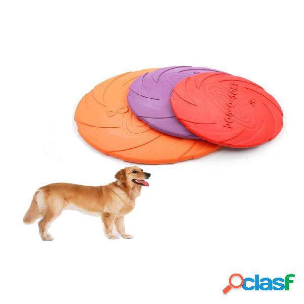 Mascota de 18 cm Perro Disco flotante de goma Productos para