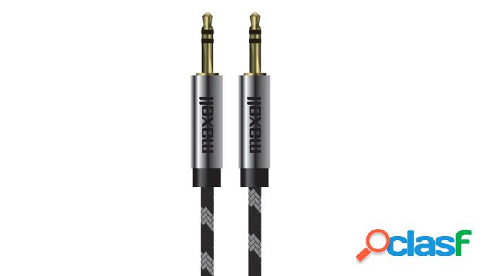 Maxell Cable AUX 3.5mm Macho - 3.5mm Macho, 1.37 Metros,