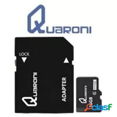 Memoria Flash Quaroni, 16GB MicroSDHC Clase 10, con