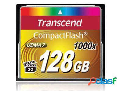 Memoria Flash Transcend, 128GB CompactFlash