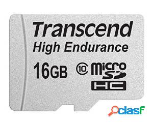 Memoria Flash Transcend, 16GB MicroSDHC MLC Clase 10, con
