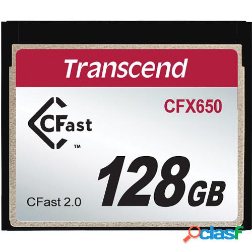 Memoria Flash Transcend CFX650, 128GB CFast 2.0 MLC