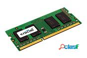 Memoria RAM Crucial DDR3, 1600MHz, 2GB, CL11, Non-ECC,