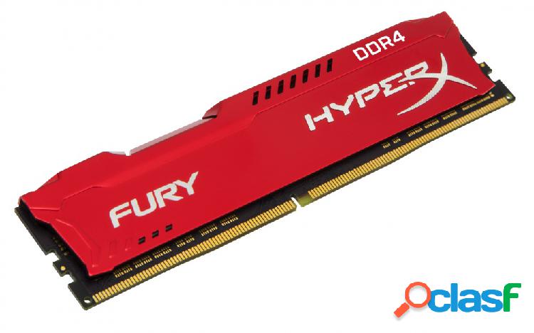 Memoria RAM HyperX FURY Red DDR4, 2400MHz, 16GB, CL15
