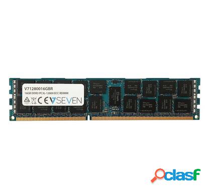 Memoria RAM V7 V71280016GBR DDR3, 1600MHz, 16GB, ECC, CL11