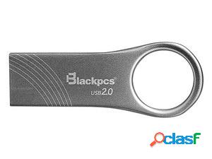 Memoria USB Blackpcs MU2102, 32GB, USB 2.0, Plata