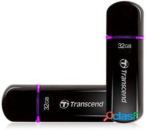 Memoria USB Transcend JetFlash 600, 32GB, USB 2.0, Negro