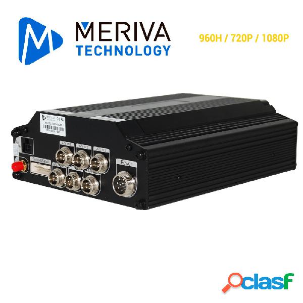 Meriva Technology DVR Móvil de 4 Canales + 1 Canal IP