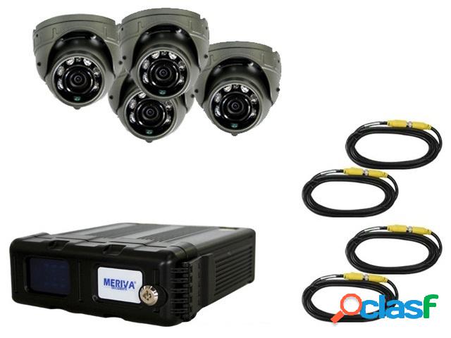 Meriva Technology Kit de Vigilancia MM804KIT de 4 Cámaras y