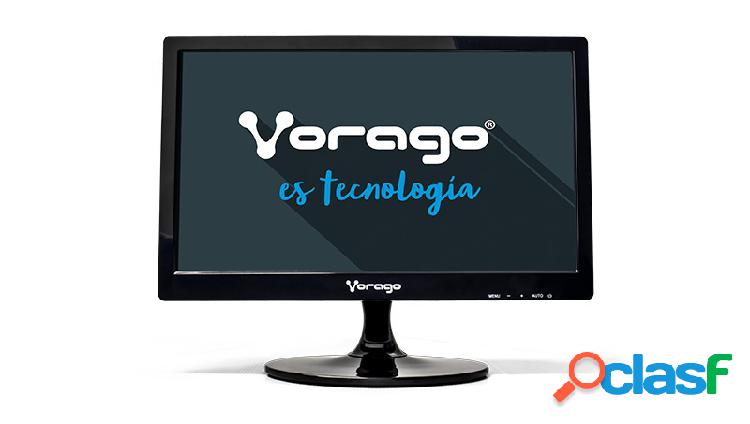 Monitor Vorago LED-W15-200 15.6'', Widescreen, Negro, sin