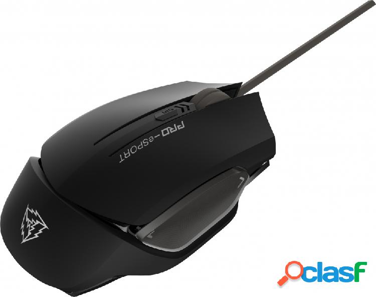 Mouse Gamer ThunderX3 Óptico TM20GR, Alámbrico, USB,