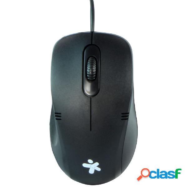 Mouse Stylos Óptico STPMOC2230318, Alámbrico, USB, Negro