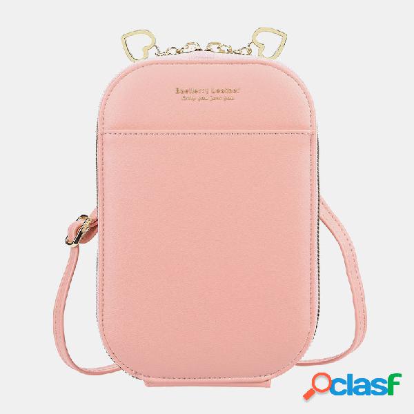 Mujer 4 ranuras para tarjetas 6.5 Inch Teléfono Bolsa