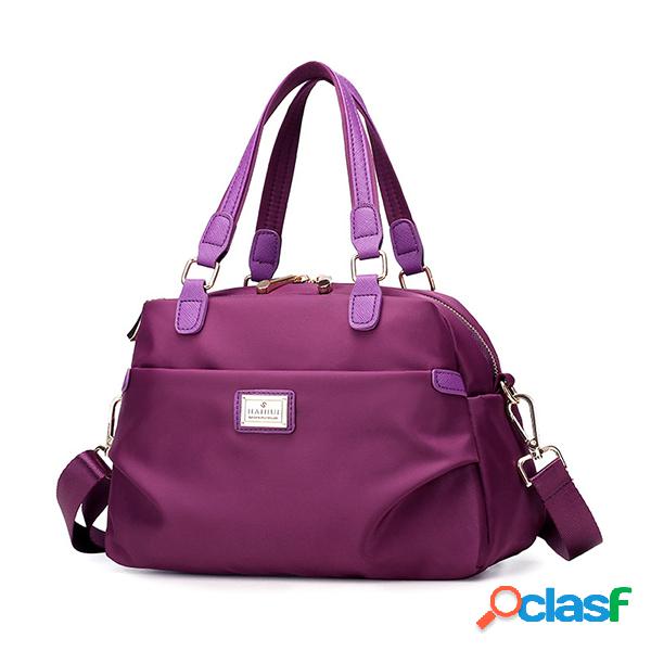 Mujer Bolso Impermeable Sólido bandolera Bolsa