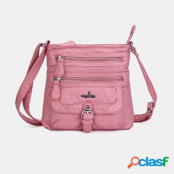 Mujer Impermeable Bandolera multibolsillos antirrobo Bolsa