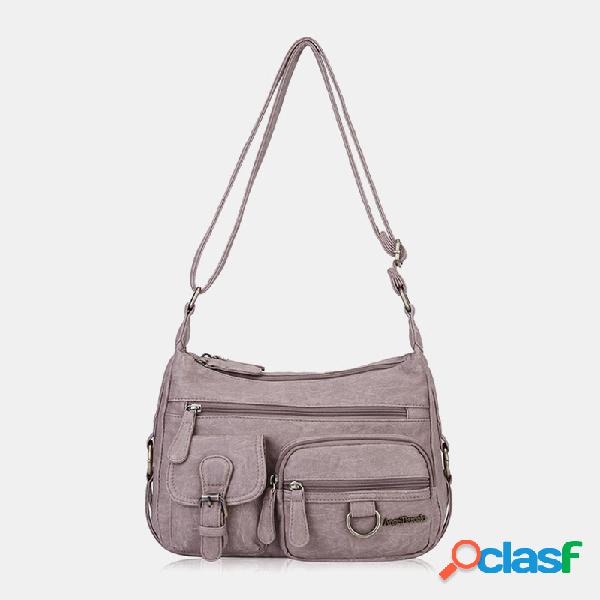 Mujer Impermeable Bolso multibolsillos Crossbody Bolsa