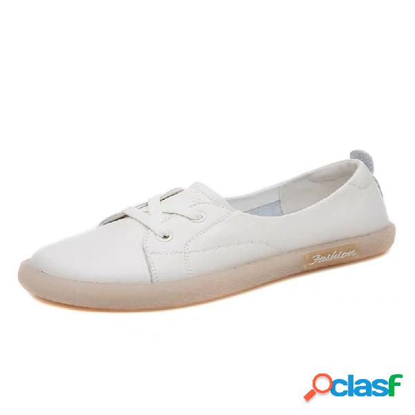 Mujer Microfibra transpirable Soft Suela Wide Fit Flats