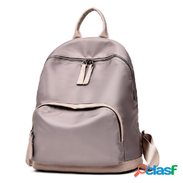 Mujer Mochila Oxford de gran capacidad Escuela Bolsa