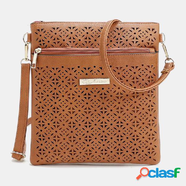 Mujer Teléfono hueco informal Bolsa Crossbody de compras