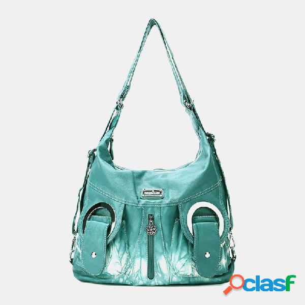 Mujer Tie Dye Multi-carry Impermeable Bandolera de gran