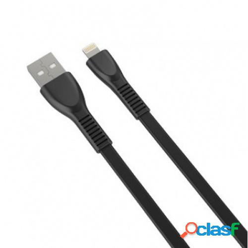 Naceb Cable Ligthning Macho - USB A Macho, 1 Metro, Negro