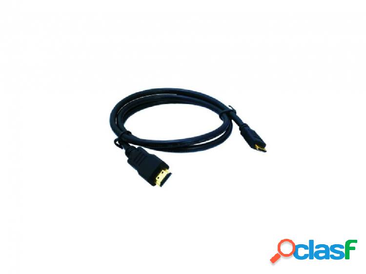 Naceb Cable mini HDMI Macho - HDMI Macho, 1.5 Metros, Negro